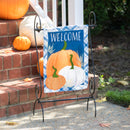 Plaid Pumpkins Garden Linen Flag,14l11073