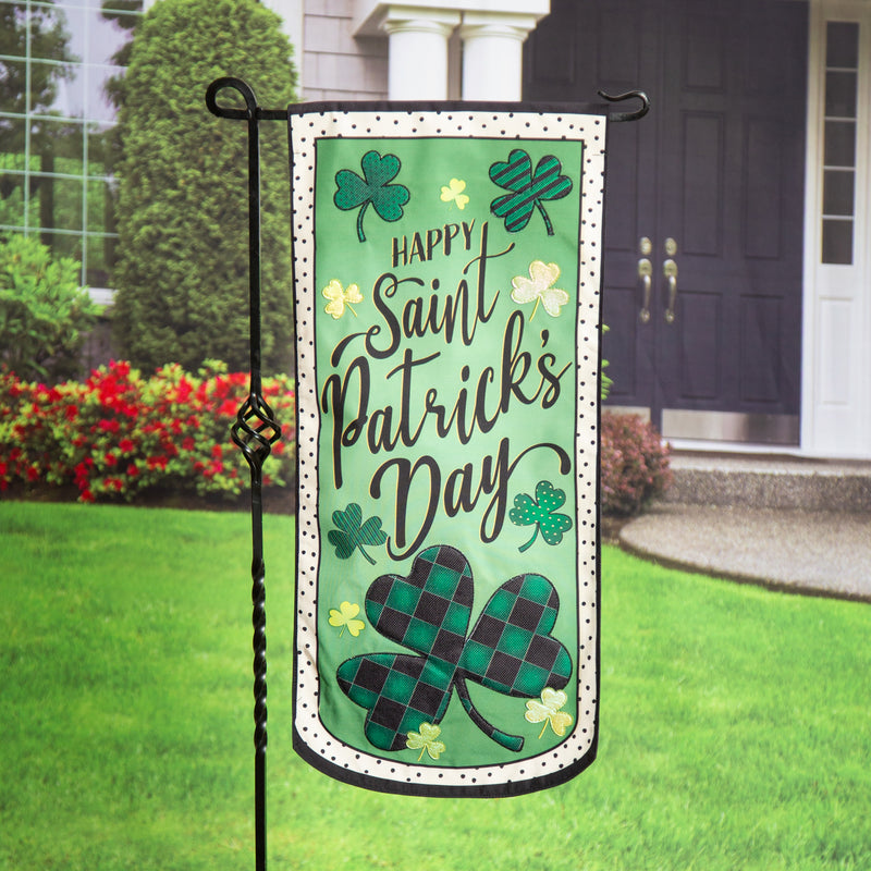 Happy St. Patrick's Day Everlasting Impressions Textile Décor,14l11310xl