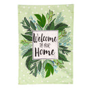 Welcome to Our Home Linen Garden Flag,14l12163
