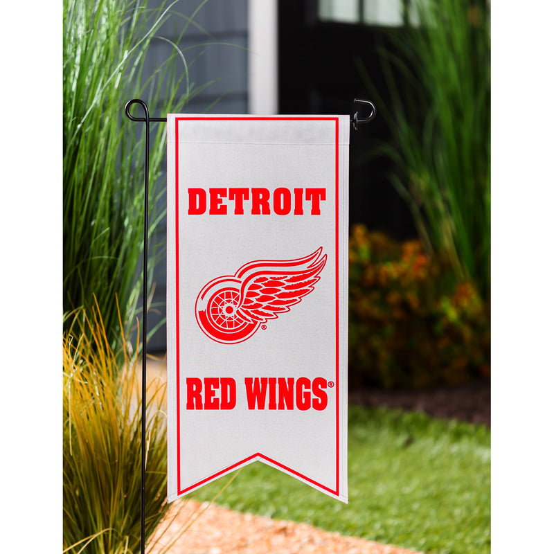 Evergreen Flag,Detroit Red Wings, Flag Banner,12.5x18x0.1 Inches