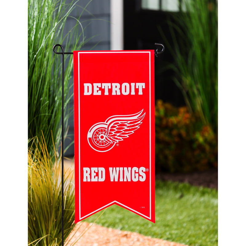 Evergreen Flag,Detroit Red Wings, Flag Banner,12.5x18x0.1 Inches