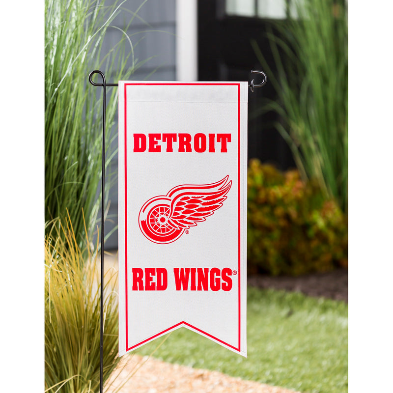 Evergreen Flag,Detroit Red Wings, Flag Banner,12.5x18x0.1 Inches