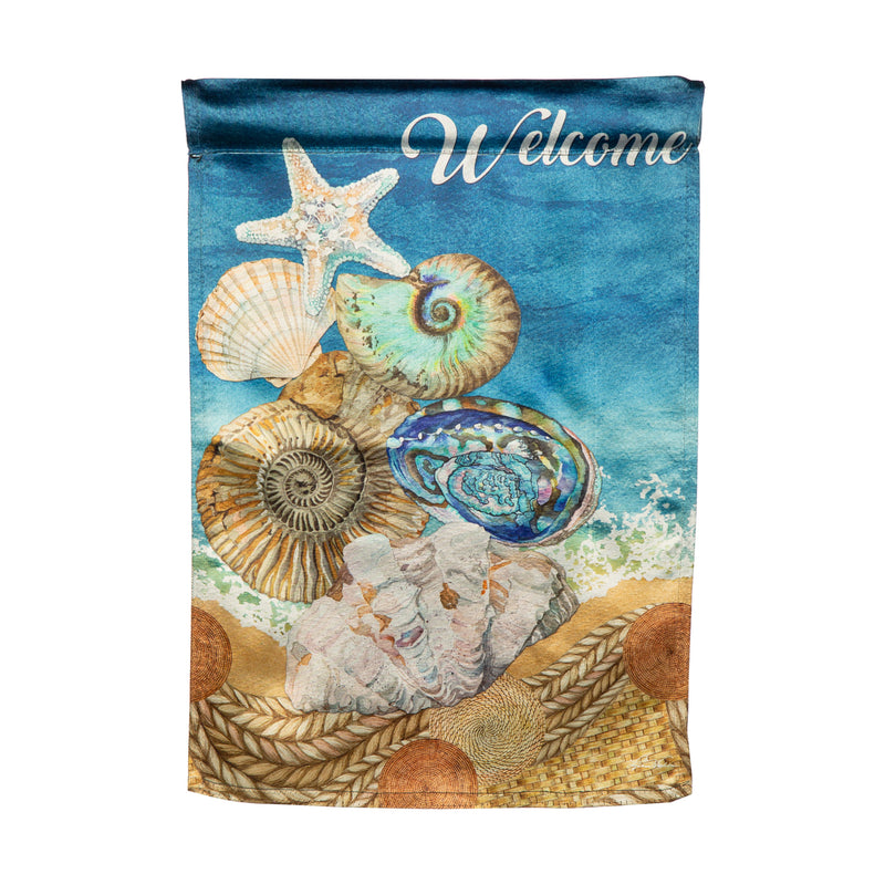 Sea Ranch Lustre Garden Flag,14lu11254