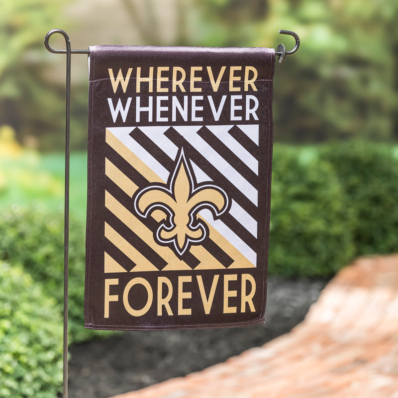 Evergreen Flag,New Orleans Saints, WWF Fan GDN,12.5x18x0.05 Inches