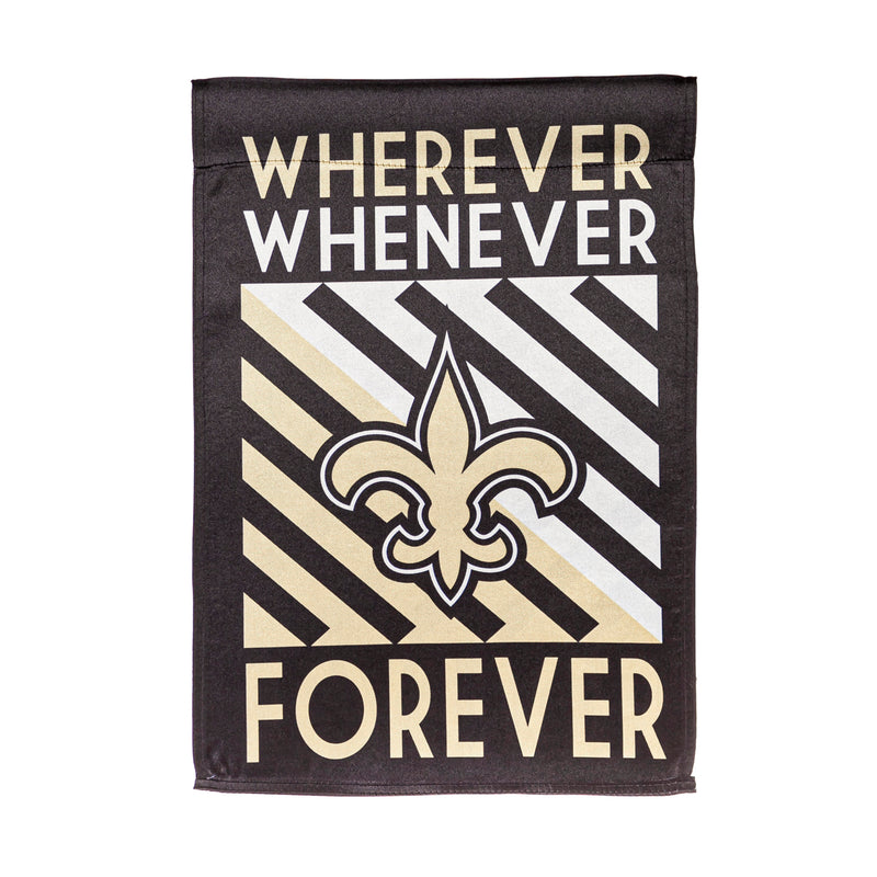 Evergreen Flag,New Orleans Saints, WWF Fan GDN,12.5x18x0.05 Inches