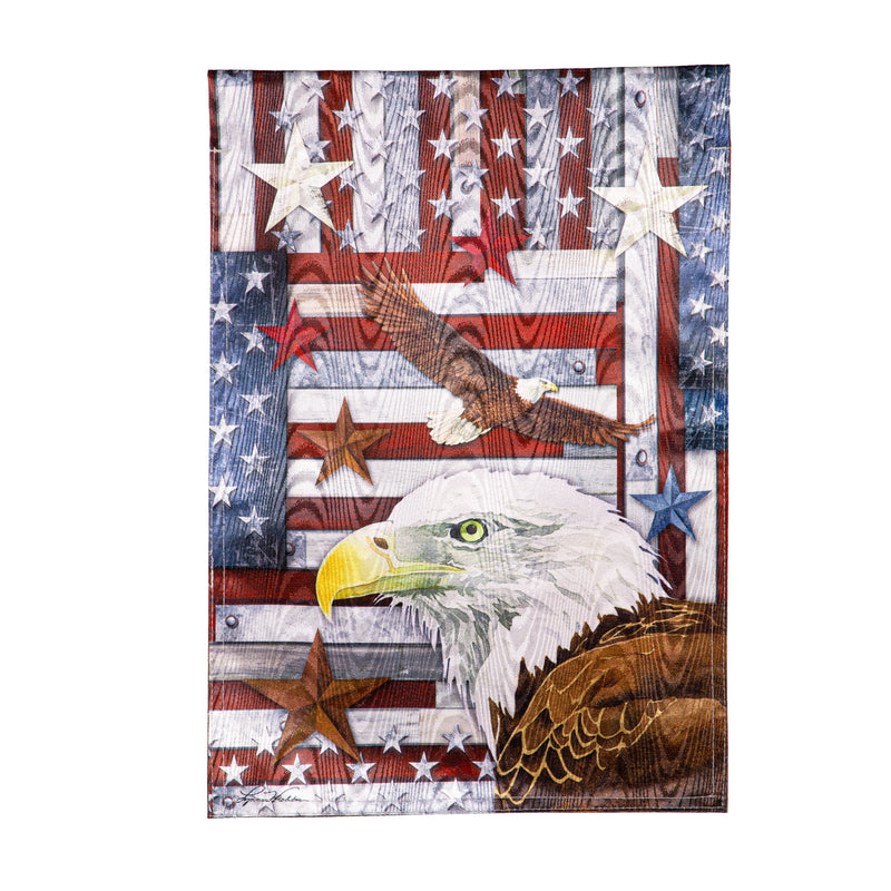Evergreen Flag,Eagle Moire Garden Flag,0.2x12.5x18 Inches