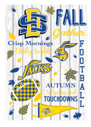 South Dakota State University, Moire Flag, GDN Size, Fall Seasonal,14m5015