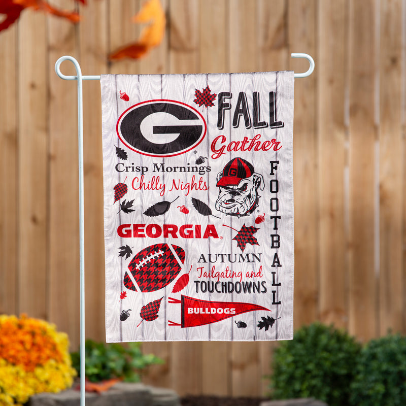 University of Georgia, Moire Flag, GDN, Fall Seasonal,14m914
