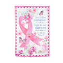 Ribbons of Hope Garden Suede Flag,14s10158