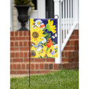 Sunflower Glory Garden Suede Flag,14s10913