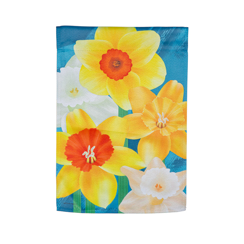 Evergreen Flag,Daffodil Suede Garden Flag,12.5x0.02x18 Inches