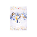 Happy Snowmen Trio Suede Garden Flag,14s12180