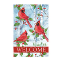 Winter Visit Suede Garden Flag,14s12203