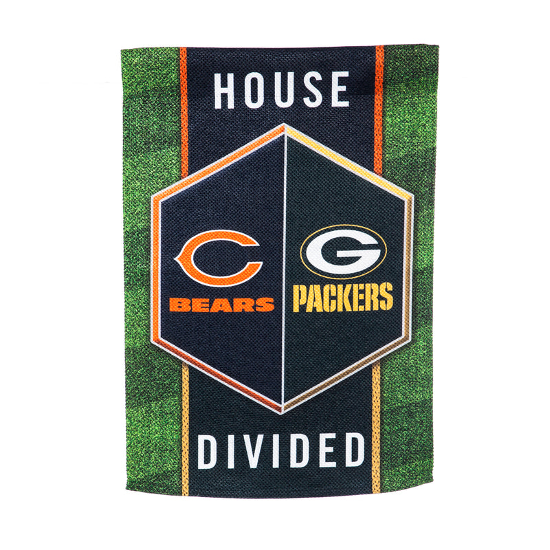 Evergreen Flag,Flag, Gar, ES, HD, Packers, Bears,12.5x18x0.04 Inches