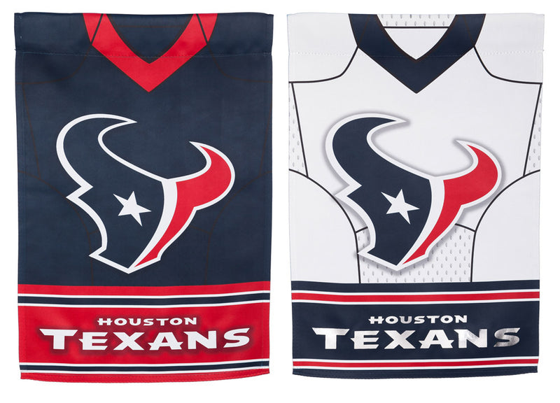 Evergreen Flag,Flag, DS Suede, Foil, Gar, Jersey, Houston Texans,12.5x18x0.04 Inches