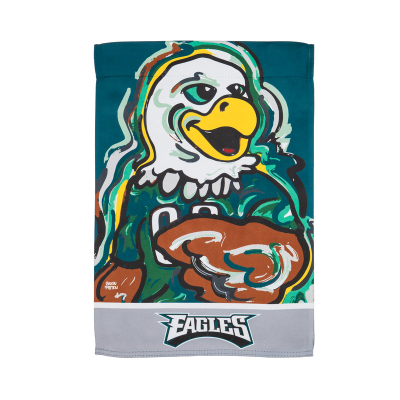 Evergreen Flag,Philadelphia Eagles, Suede GDN Justin Patten,12.5x0.1x18 Inches