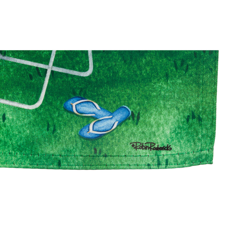 Evergreen Flag,Happy Camper Garden Suede Flag,18x0.01x12.5 Inches