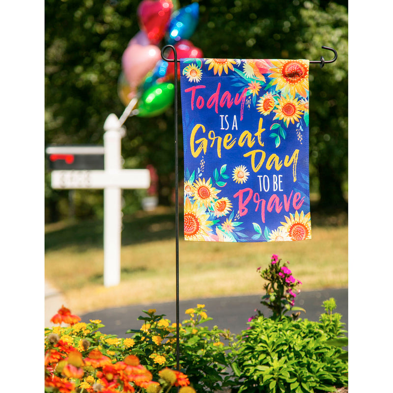 Evergreen Flag,Welcome Home Garden Suede Flag,12.5x18x0.1 Inches