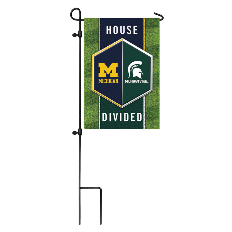 Evergreen Flag,Flag, Gar, ES, HD, Michigan/ Michigan State,12.5x18x0.04 Inches