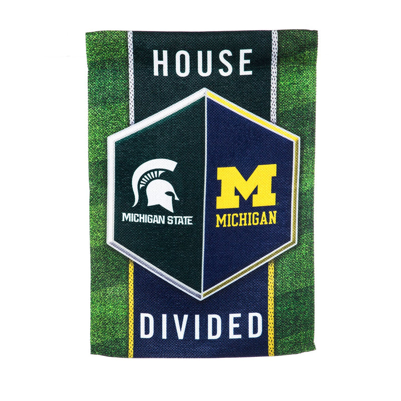Evergreen Flag,Flag, Gar, ES, HD, Michigan/ Michigan State,12.5x18x0.04 Inches
