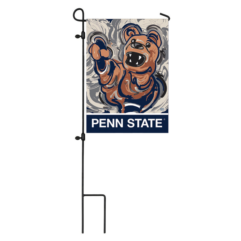 Evergreen Flag,Penn State, Suede GDN Justin Patten,12.5x0.1x18 Inches