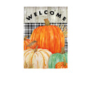 Fresh Pumpkins Garden Suede Flag,14s9909