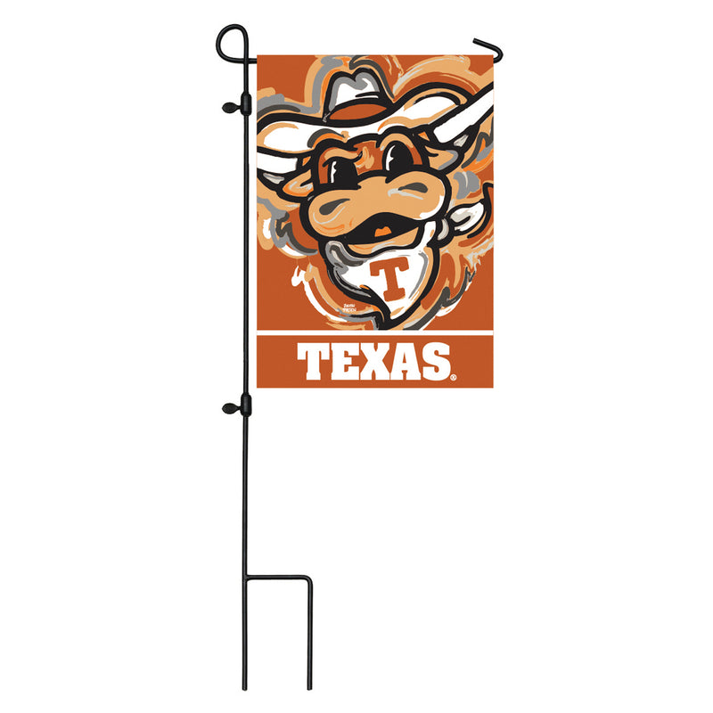 Evergreen Flag,University of Texas, Suede GDN Justin Patten,12.5x0.1x18 Inches