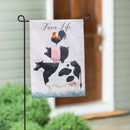 Farm Life Garden Strie Flag,14t10313