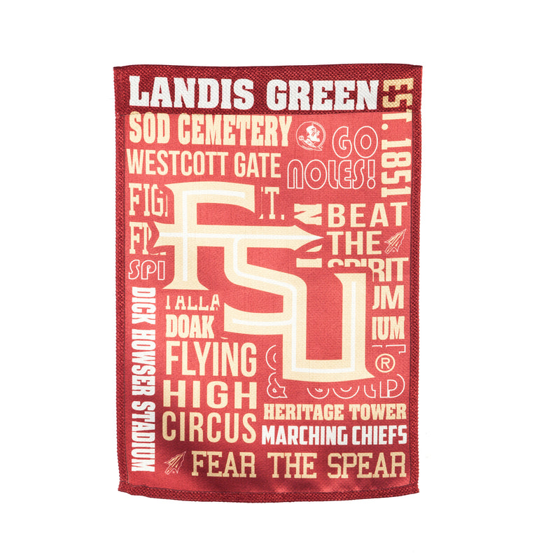 Evergreen Fan Rules ES Gar, Florida State University, 18'' x 12.5'' inches