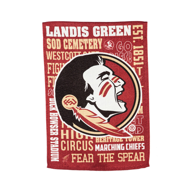 Evergreen Fan Rules ES Gar, Florida State University, 18'' x 12.5'' inches