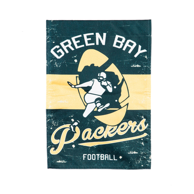 Evergreen Green Bay Packers, Vintage Linen GDN, 18'' x 12.5'' inches