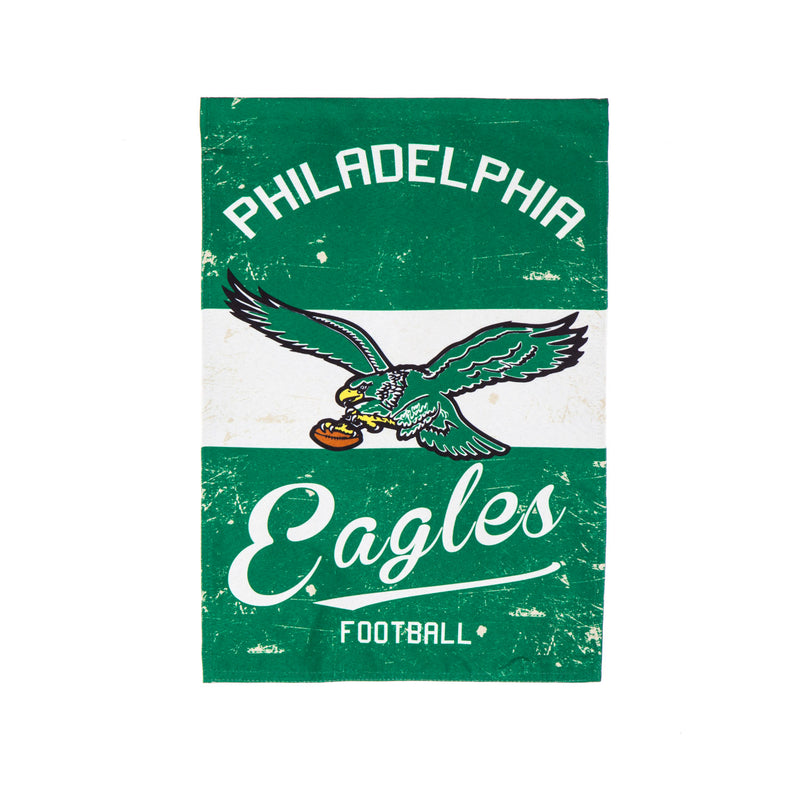 Evergreen Philadelphia Eagles, Vintage Linen GDN, 18'' x 12.5'' inches