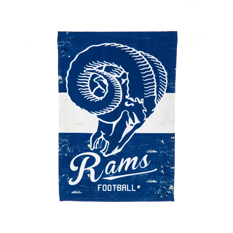 Evergreen LA Rams, Vintage Linen GDN, 18'' x 12.5'' inches