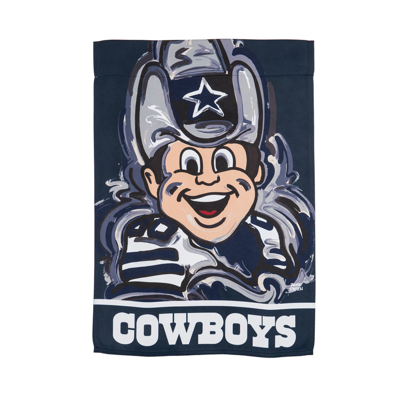 Evergreen Dallas Cowboys, Suede GDN Justin Patten, 18'' x 12.5'' inches