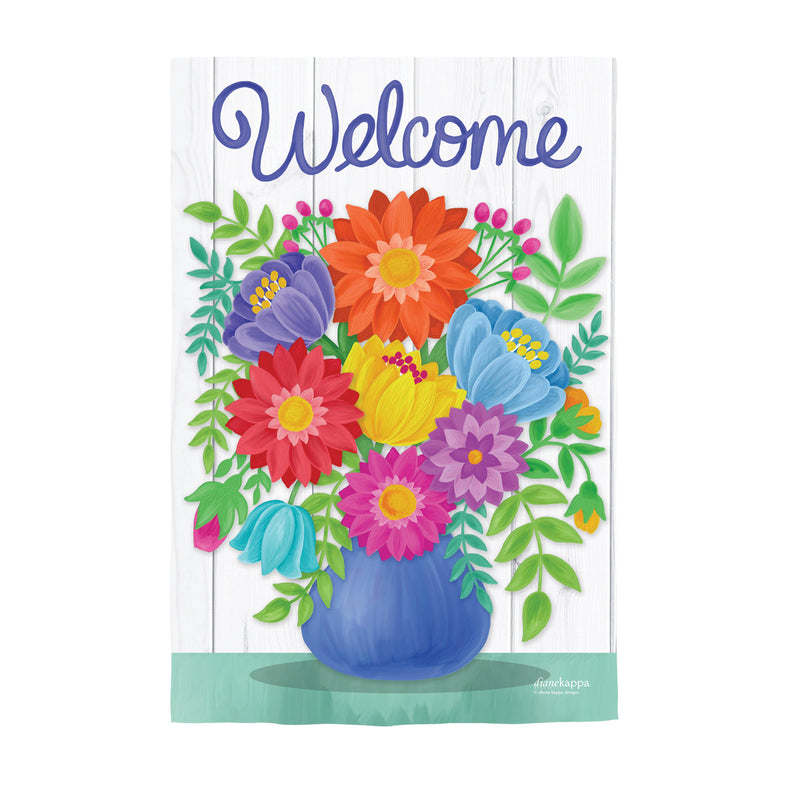 Evergreen Bring Me Flowers Garden Suede Flag, 18'' x 12.5'' inches