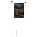 Evening by the Fire Solar LED Garden Flag,14sl9036