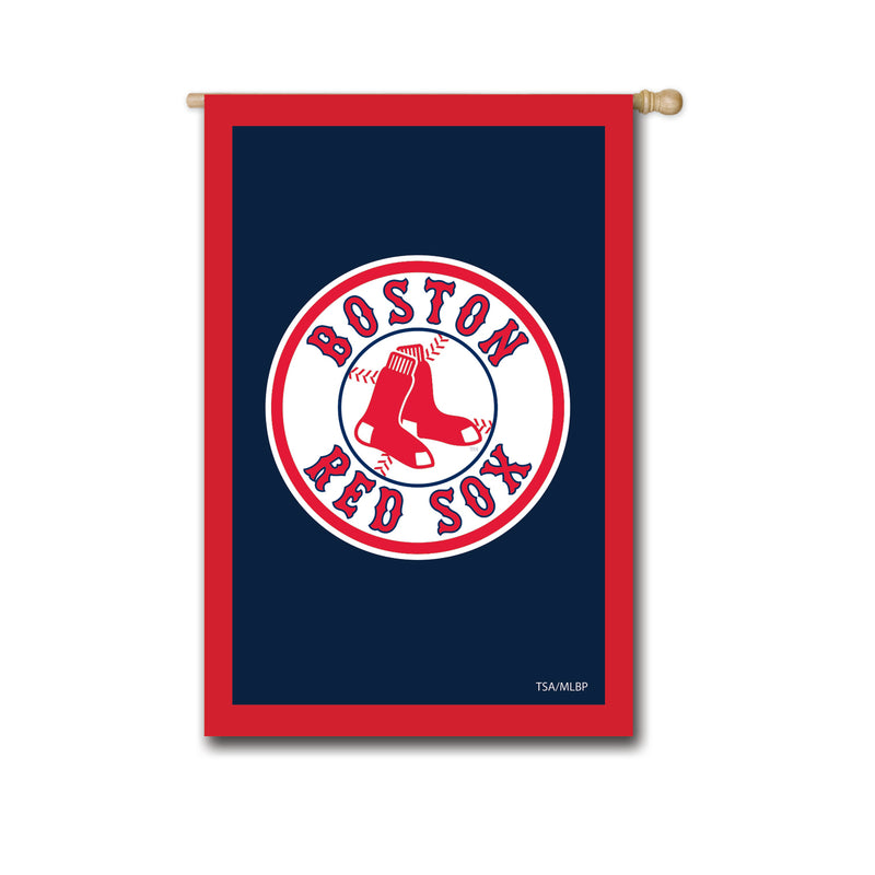 Evergreen Flag,Applique Flag, Reg, Boston Red Sox,44x28x0.5 Inches