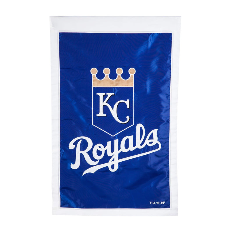 Evergreen Flag,Applique Flag, Reg, Kansas City Royals,44x0.1x28 Inches