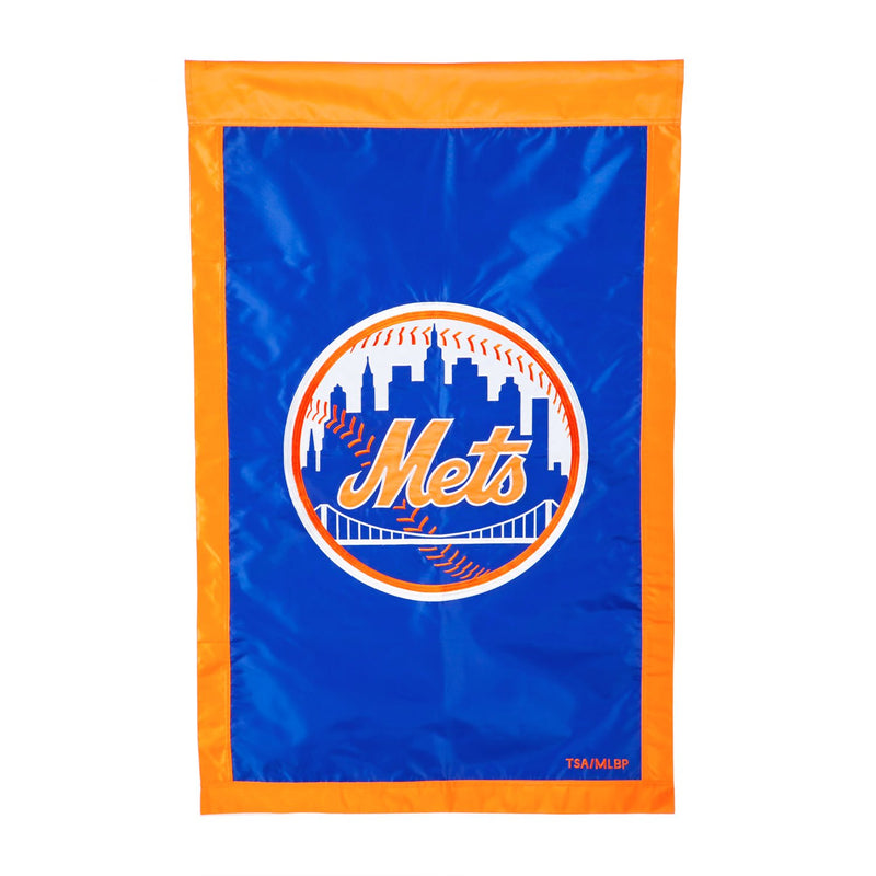 Evergreen Flag,Applique Flag, Reg, New York Mets,44x0.1x28 Inches