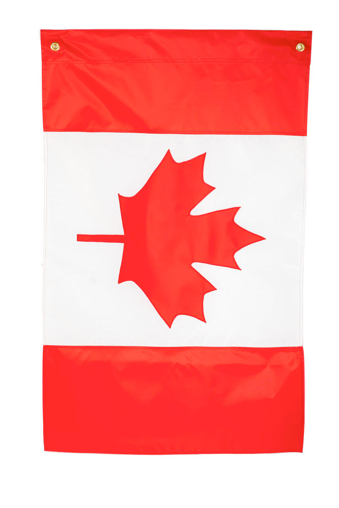 Evergreen Flag,Canada House Applique Flag,28x0.1x44 Inches