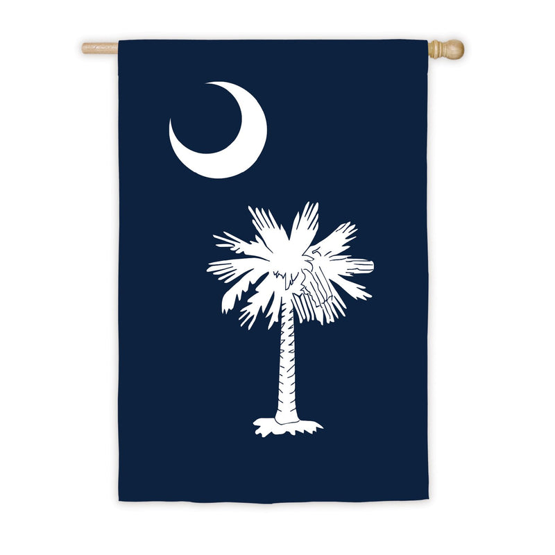 Evergreen Flag,South Carolina House Applique Flag,28x0.5x44 Inches