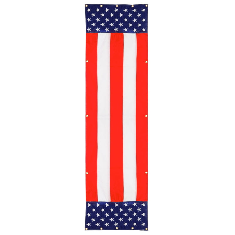 Evergreen Flag,Stars and Stripes Column Wrap Panel,25x96x0.2 Inches