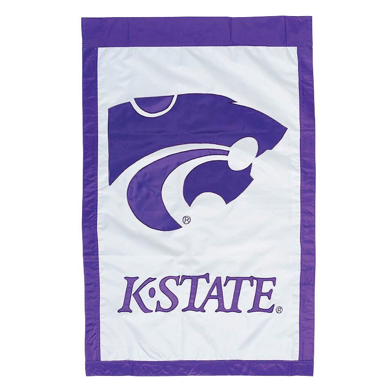 Evergreen Flag,Kansas State Applique Flag,29x0.1x44 Inches