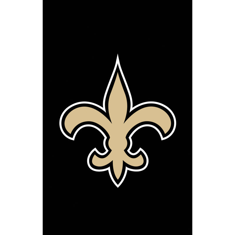 Evergreen Flag,Applique Flag, Reg, New Orleans Saints,28x44x0.1 Inches