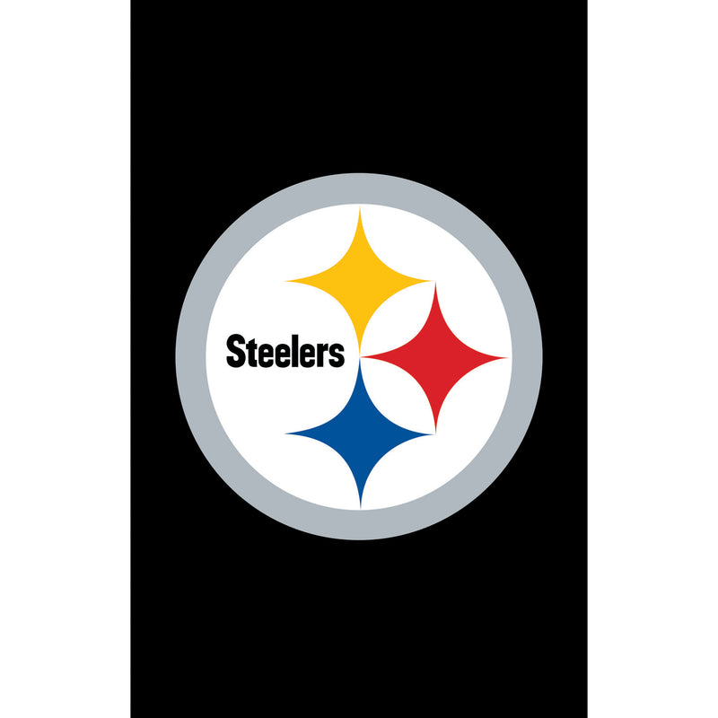 Evergreen Flag,Applique Flag, Reg, Pittsburgh Steelers,28x44x0.1 Inches