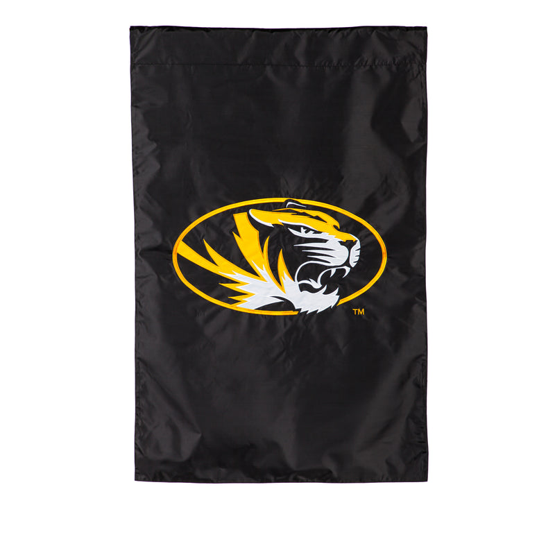 Evergreen Flag,Applique Flag, Reg, University of Missouri,28x44x0.1 Inches