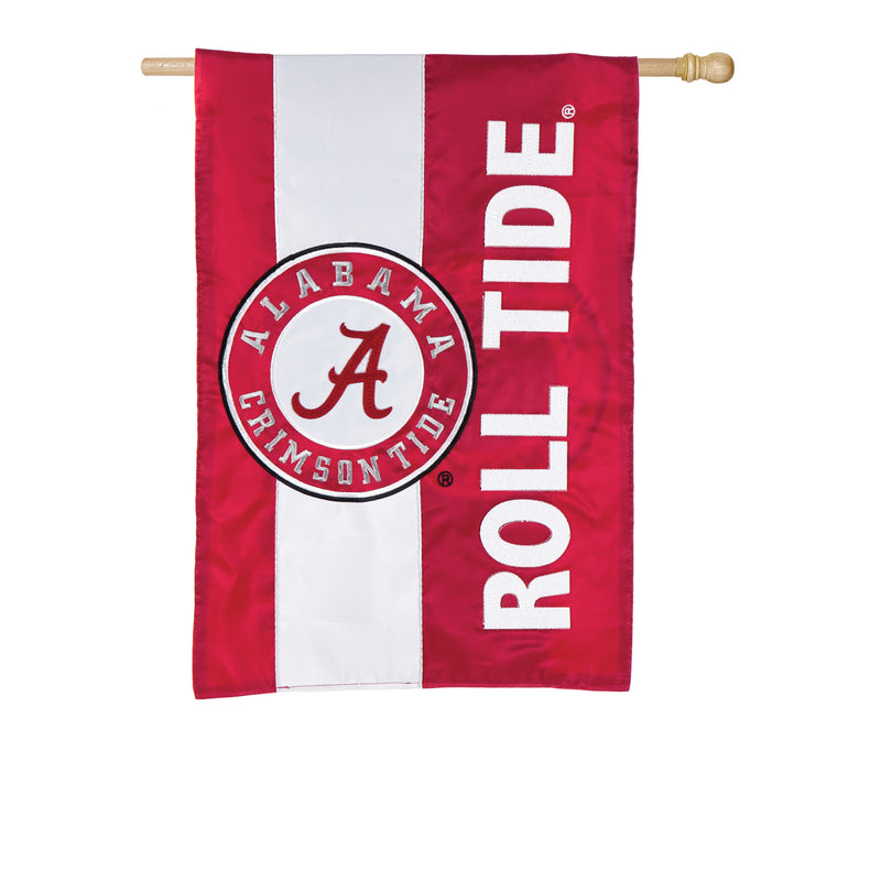 Evergreen Flag,University of Alabama, Embellish Reg Flag,29x44x0.1 Inches