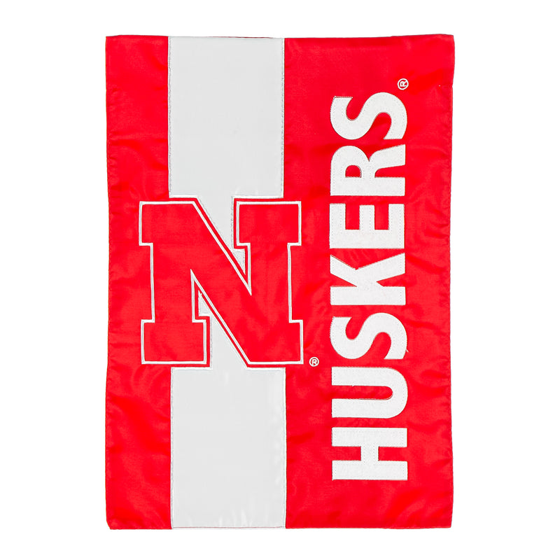 Evergreen Flag,University of Nebraska, Embellish Reg Flag,29x44x0.1 Inches