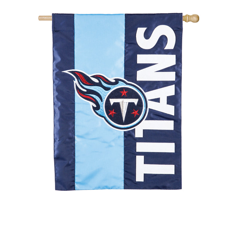 Evergreen Tennessee Titans, Embellish Reg Flag, 44'' x 28'' inches