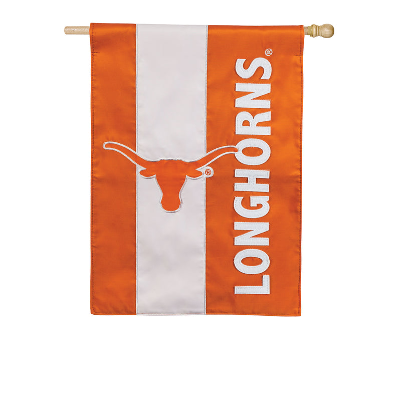 Evergreen University of Texas, Embellish Reg Flag, 44'' x 29'' inches